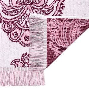 Рушник махровий Maisonette Lora 70*140 т.рожевий 450 г/м2 - фото 16406