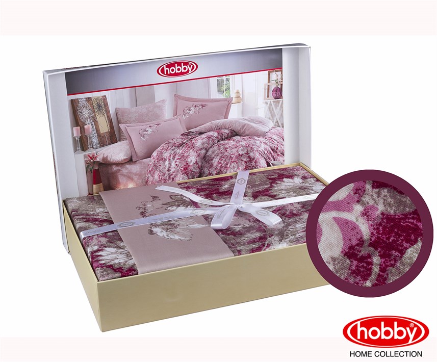 Hobby Exclusive Sateen Romina рожевий 200*220/4*50*70 - фото 21598