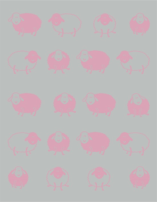 Плед "Happy Sheep" 140*200 рожевий - фото 23051