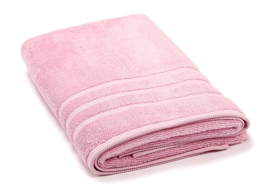 Рушник махровий Maisonette Micro Touch 70*140 рожевий 500 г/м2 - фото 23100