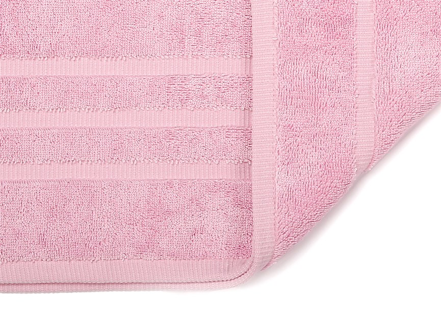 Рушник махровий Maisonette Micro Touch 70*140 рожевий 500 г/м2 - фото 23102