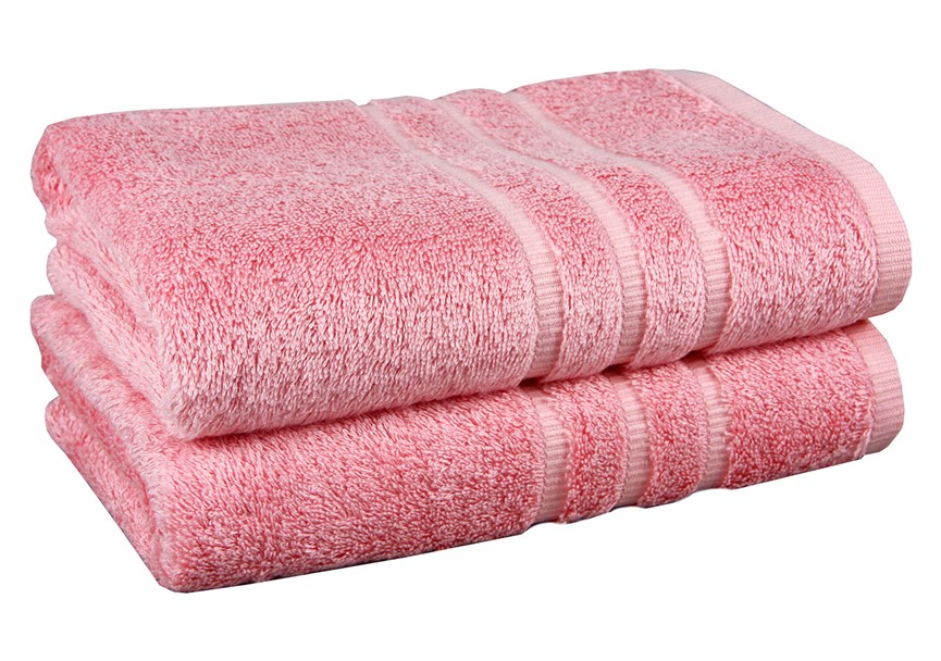 Рушник махровий Maisonette Micro Touch 50*100 т.рожевий 500 г/м2 - фото 23792