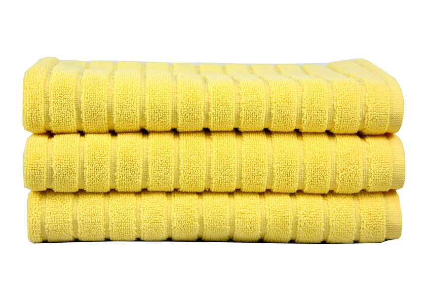 Рушник для ніг Maisonette Rainbow 60*60 жовтий 850г/м2 - фото 23817