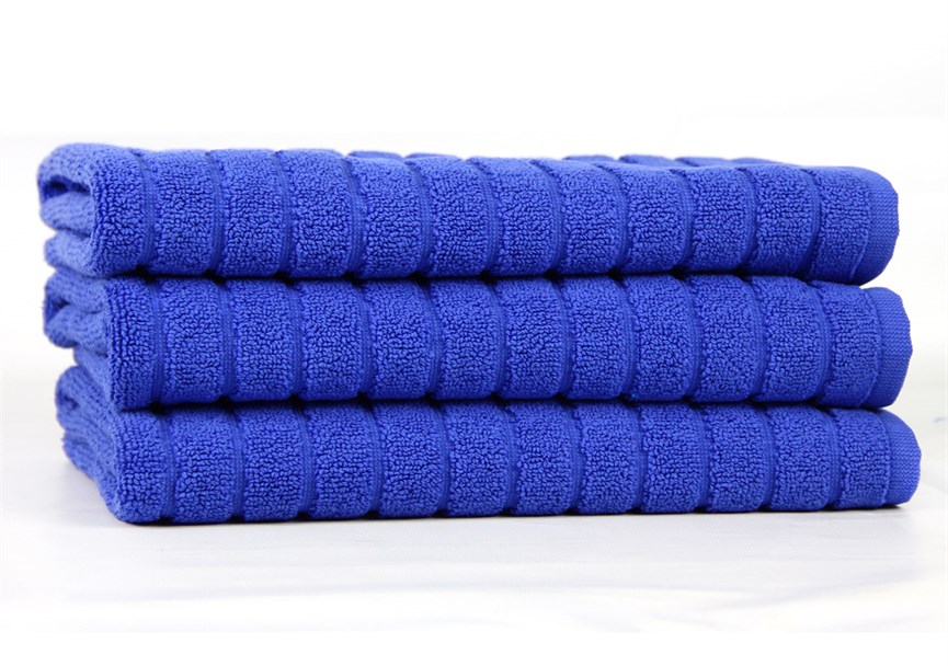 Рушник для ніг Maisonette Rainbow 60*60 синій 850г/м2 - фото 23821