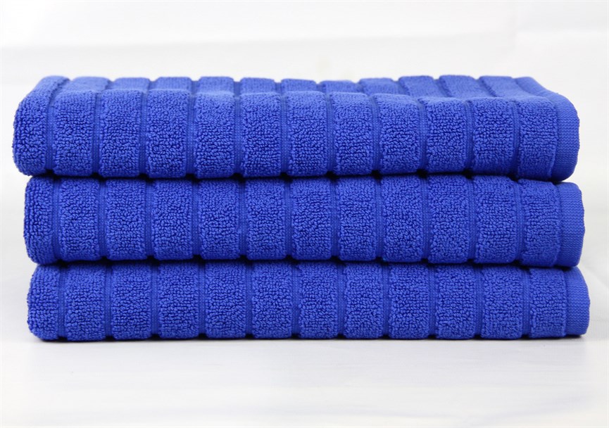 Рушник для ніг Maisonette Rainbow 60*60 синій 850г/м2 - фото 23822
