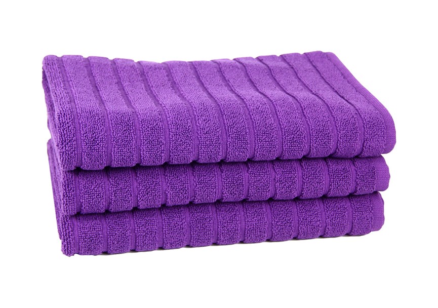 Рушник для ніг Maisonette Rainbow 60*60 фіолетовий 850г/м2 - фото 23825