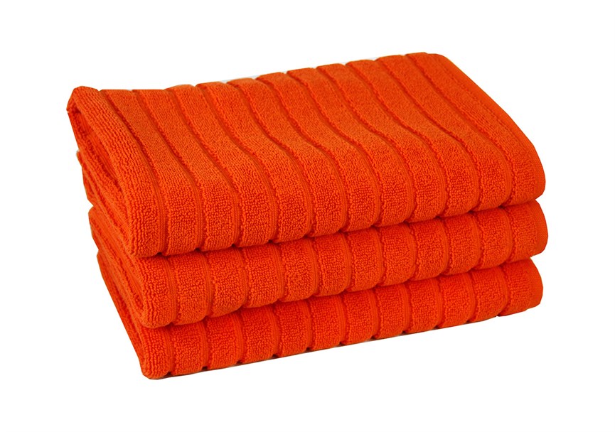 Рушник для ніг Maisonette Rainbow 60*60 помаранчевий 850г/м2 - фото 23840