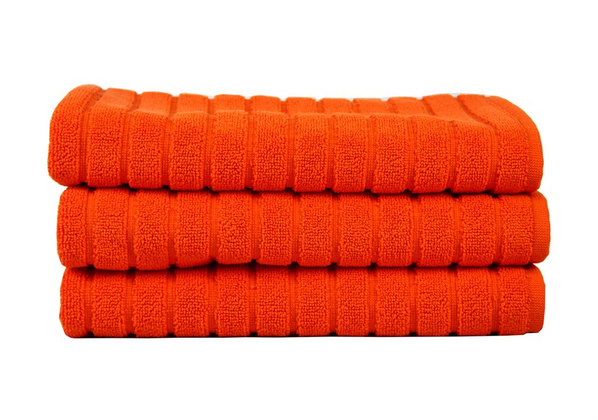 Рушник для ніг Maisonette Rainbow 60*60 помаранчевий 850г/м2 - фото 23841