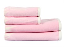 Рушник махровий Maisonette Bamboo Leaf 76*152 рожевий 500 г/м2 - фото 22550