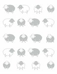 Плед "Happy Sheep" 140*200 св. сірий - фото 22943