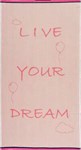 Рушник пляжний Maisonette Dream 70*130 рожевий 400 г/м2 - фото 23137