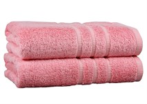 Рушник махровий Maisonette Micro Touch 50*100 т.рожевий 500 г/м2 - фото 23793
