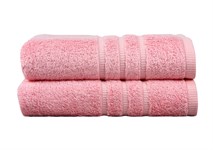 Рушник махровий Maisonette Micro Touch 50*100 т.рожевий 500 г/м2 - фото 23794