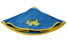 Рушник махр з вишивкою d 60см Груша синій 420г/м2 - фото 29710