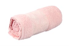 Рушник махровий Osman 50*90 рожевий 450г/м2 - фото 33622