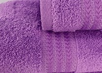 Набір рушників RAINBOW Lila фіолетовий 30*50+50*90+70*140 (3шт.) 500г/м2 - фото 34773