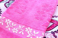 Набір для кухні IzziHome YAPRAK Фартух + Рушник махр.30*50 рожевий  350 г/м2 - фото 36862