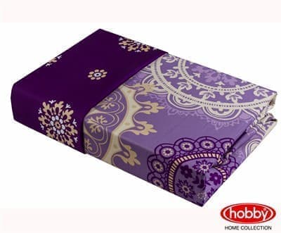 Hobby Exclusive Sateen Ottoman фіолетовий 200*220/4*50*70 - фото 6363