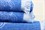 Рушник махровий Maisonette Lora 50*100 блакитний 450 г/м2 - фото 16344