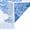 Рушник махровий Maisonette Lora 50*100 блакитний 450 г/м2 - фото 16348