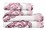 Рушник махровий Maisonette Lora 50*100 т.рожевий 450 г/м2 - фото 16364