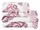 Рушник махровий Maisonette Lora 50*100 т.рожевий 450 г/м2 - фото 16365