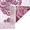 Рушник махровий Maisonette Lora 70*140 т.рожевий 450 г/м2 - фото 16406