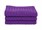 Рушник для ніг Maisonette Rainbow 60*60 фіолетовий 850г/м2 - фото 23824
