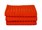 Рушник для ніг Maisonette Rainbow 60*60 помаранчевий 850г/м2 - фото 23839