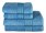 Рушник махровий Maisonette Classy 50*100 синій 460 г/м2 - фото 24025