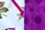 Набір для кухні IzziHome FLOWERS Фартух + Рушник махр.30*50 фіолетовий 350 г/м2 - фото 36846